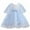 Blue, variant on Pejock 3-12 Years Kids Pageant Flower Girl Dress Little Girls Party Wedding Formal Dresses Baby Girls Middle-aged Sleeveless Embroidery Mesh Dress Gauze Dress Princess Dress