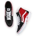 thumbnail image 3 of 7 M US Women / 5.5 M US Men(tornillo) Negro/RojoSk8-Hi Unisex Casual High-Top Skate Shoes, Comfortable and Durable in Signature Waffle Rubber Sole, 3 of 5