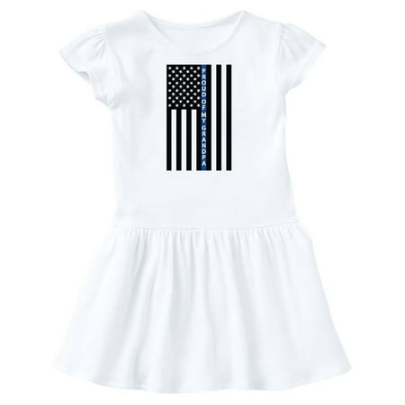 

Inktastic Grandpa Police Law Enforcement Gift Toddler Girl Dress