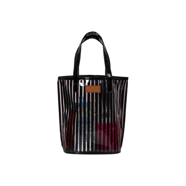 Bolso tote, neceser transparente para maquillaje, asa, organizador de viaje, bolsa de PVC, bolsa de transporte, neceser, monedero, bolso de playa para mujer