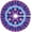 Purple Mandala, variant on ALAZA Christmas Tree Skirt Decoration,Small Mini Tree Skirt Ornament 35.4 Inch with Silver Winter Teal Turquoise Snowflakes Christmas for Christmas Party Holiday Home Decorations