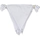 thumbnail image 3 of 10 m/32 pies 36 piezas banderines triangulares blancos boda doble capa tela banderines pancarta guirnaldas, 3 of 5