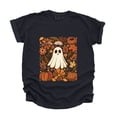 thumbnail image 2 of Ghost Floral Collage - Womens Garment Dyed Tee, 2 of 11