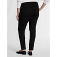 thumbnail image 3 of Terra & Sky Women's Plus Signature High Rise Skinny Jeans, 30" Inseam, Sizes 16W-26W, 3 of 5