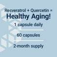 thumbnail image 6 of Life Extension Optimized Resveratrol Elite™ - Live a Long, Healthy Life with Trans-Resveratrol & Quercetin - Gluten-Free, Non-GMO - 60 Vegetarian Capsules (2-Month Supply), 6 of 12