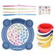thumbnail image 3 of Juguete De Juego De Pesca, Melody Juguete De Pesca Giratorio De Alta Sensibilidad Plástico Para Juegos De Mesa Para Niños Mayores De 3 Años Para Niños Pequeños Juguetes De Vacaciones OTVIAP Azul, 3 of 8