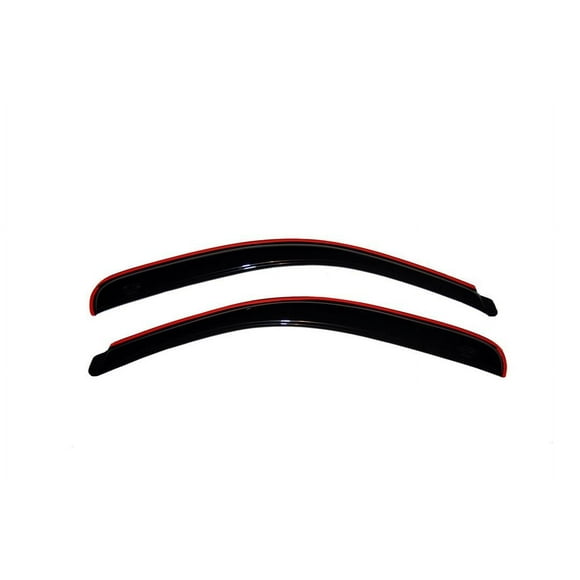 Fits 1995-2004 Toyota Tacoma Auto Ventshade Rainguard 192925 Ventvisor; Aerodynamic Design; In-Channel; Smoke; Acrylic; Set of 2
