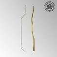 thumbnail image 2 of Renovators Supply Brass PVD Stainless Steel Supply Line Z-Pipe for High Tank Pull Chain Toilet w/Top Entry Toilet Bowl, 2 of 6
