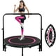thumbnail image 1 of Trampolín Brincolin Plegable Centurfit Fitness 40 Aeróbico Barra Rosa, 1 of 7