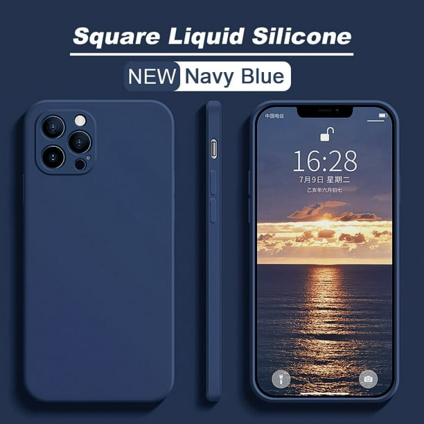 Funda de silicona líquida a prueba de golpes ASTUBIA para iPhone 14 13 11 12 Pro Max Mini funda protectora para iPhone XS MAX XR X 7 8 PLUS Deng Xun unisex