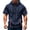 Navy_#13, variant on Sewkxo Zip Up Hoodie Men Short Sleeve Hoodies for Men Lightweight Jacket Summer Workout Gym Muscle Shirts with Pocket,Light Blue M