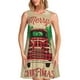 thumbnail image 1 of Fotbe Christmas Vintage Red Truck Vestido de Verano sin Mangas para Mujer – Vestido Midi Línea A, Estilo Camiseta Floral, Vestido Playero Casual y Fluido, 1 of 7