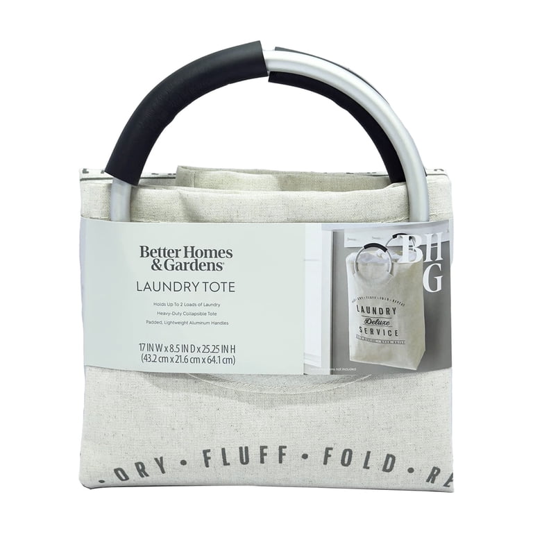 Canvas Laundry Tote with Aluminum Handles photo 7