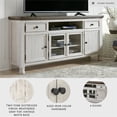 thumbnail image 4 of Ashley Furniture Havalance Wood TV Stand for TVs up to 85" in White and Gray, 4 of 13