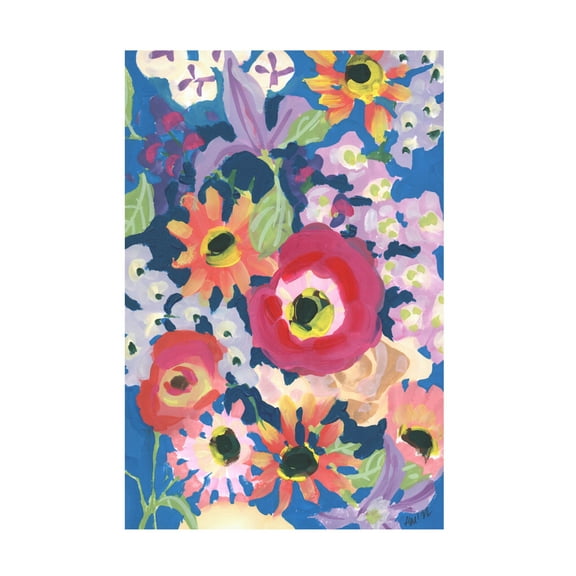 Trademark Fine Art Ania Zwara Viva MAgenta Poppy Canvas Wall Art