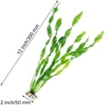 thumbnail image 5 of Plantas de agua artificiales de algas marinas para acuario, decoración de plantas de pecera de plástico, 10 unidades (verde) Shuxiu Wang  9024719204413, 5 of 5