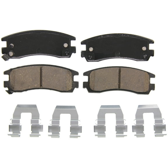 Wagner QuickStop ZD698 Ceramic Disc Brake Pad Set Fits select: 2001-2010 CHEVROLET IMPALA, 1997-2005 BUICK CENTURY