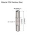 thumbnail image 2 of 2,5x12mm 304 Inoxidable Acero Espiga Pasadores, 5uds Centro Estriado Plano Chaflanado Extremo Espiga Pasador, Madera Litera Cama Estante Picas Soporte Estantes Fijar Elementos Unique Bargains pasadores, 2 of 5