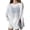 White, variant on Women Thin See-through Sun protection Long-sleeved T-shirt Loose Casual Base top