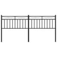 thumbnail image 2 of vidaXL Metal Headboard Bed Header with Back Support for Bedroom Furniture, 2 of 52