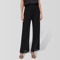thumbnail image 2 of Pants for Women 4x Yoga Pant Dress plus Women Pants Casual Long Wide Casual Stretch for Knit Dress with Pockets Work Trendy Woven Black One Size, 2 of 8