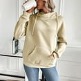 thumbnail image 6 of New trending & for spring GaThRRgYP Discount 2026 Women Long Sleeves Sweatshirt,Women Sweatshirt Hoodie Fall Fashion Long Sleeve Jackets Winter Pullover Clothing Outfits Beige XXL, 6 of 9