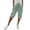 Mint Green, variant on Dwellite Womens Bermuda Shorts Knee Length Elastic Waist Drawstring Linen Lightweight Summer Long Shorts with Pockets Black 3XL