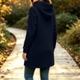 thumbnail image 4 of Cilsoka Long Hoodies for Women Zip Up Tunic Sweatshirt Cute Fall Jackets | Oversized Sweatshirt for Women Cute Hoodies Lightweight Workout Fall Jackets, 4 of 6