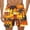 A02-Multicolor, variant on Men's Sunset Surf Print Quick-Dry Beach Shorts - 95% Polyester 5% Spandex, Drawstring Elastic Waist, Side Pockets for Summer Vacation, Swimming and Casual Wear