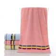 thumbnail image 2 of Colorful Cotton Thickened Face Towel, Highly Absorbent Towels for Bath Sauna Spa Sports Men & Women,Bathroom Supplies, Striped Towels 13.4 * 28.7 inches, 2 of 2