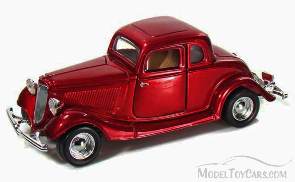 1934 Ford Coupe Showcasts 73217-1/24 Scale Diecast Model Car Black 