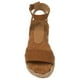 thumbnail image 2 of 732-22 Sandalia para Dama Mujer en color Camel, Elaborado de Textil. Cklass 732-22, 2 of 2