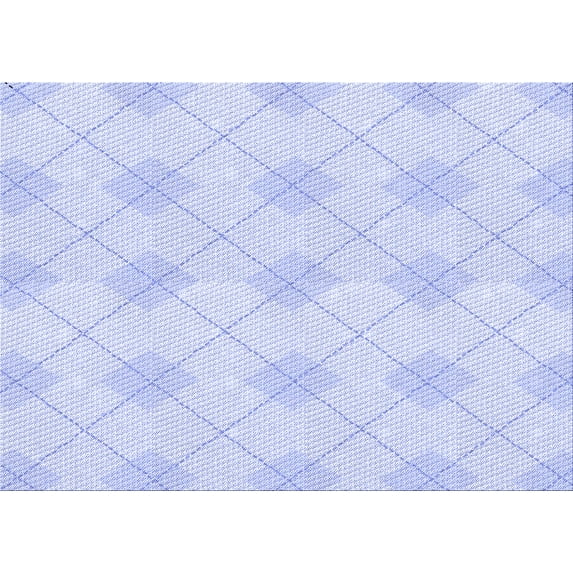 Ahgly Company Machine Washable Indoor Rectangle Transitional Lavender Blue Area Rugs, 5' x 8'