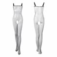 thumbnail image 2 of MKLEKYY Sex Lingerie cute Open Stockings Mesh Transparent Seductive Mesh Stockings Reduced, 2 of 8
