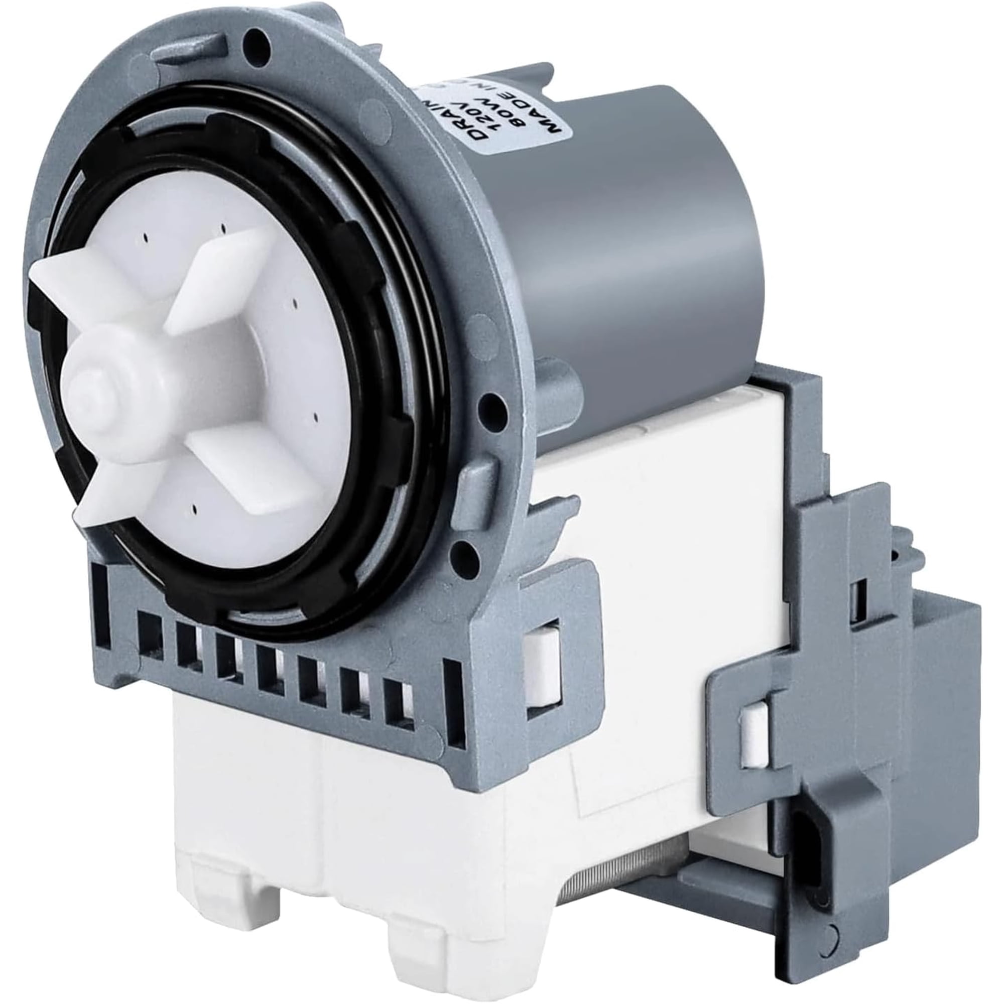 Washing Machine Drain Pump DC31-00054D Replacement Assembly (120V 80W) – Compatible with Select Top Load and Front Load Washer Models