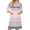 Pink(Western Ethnic Style), variant on Zipper Lightweight Robes for Women 3/4 Sleeve Summer Housecoats for Women Zip Up Front Knee Length Vintage Floral Print Plus Size Pajama Loungewear with Pockets Black XXL