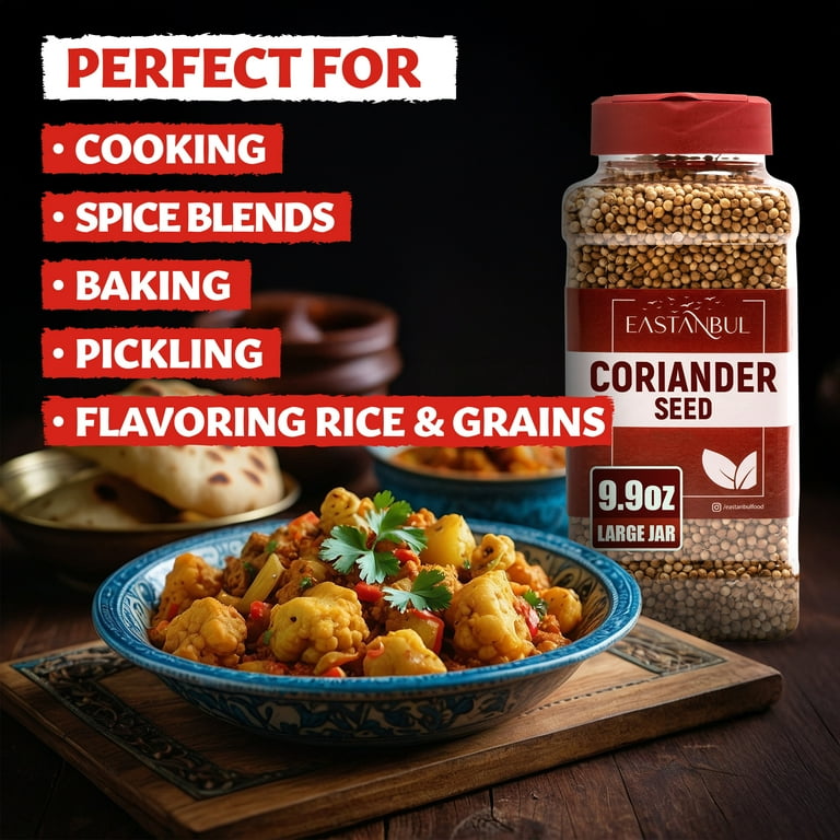 Sadaf Ground Coriander Seeds 5 Oz | Coriander Powder For Cooking, Mediterranean & Indian Cuisine