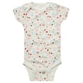 thumbnail image 3 of Gerber Gender Neutral Short Sleeve Onesies, 6-Pack, Sizes Newborn - 18 Months, 3 of 8