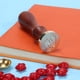 thumbnail image 5 of Sello de sellado cabeza de cobre cera DIY sobre tarjeta decoración sello con mango (F190 Hugtrwg Para estrenar, 5 of 7