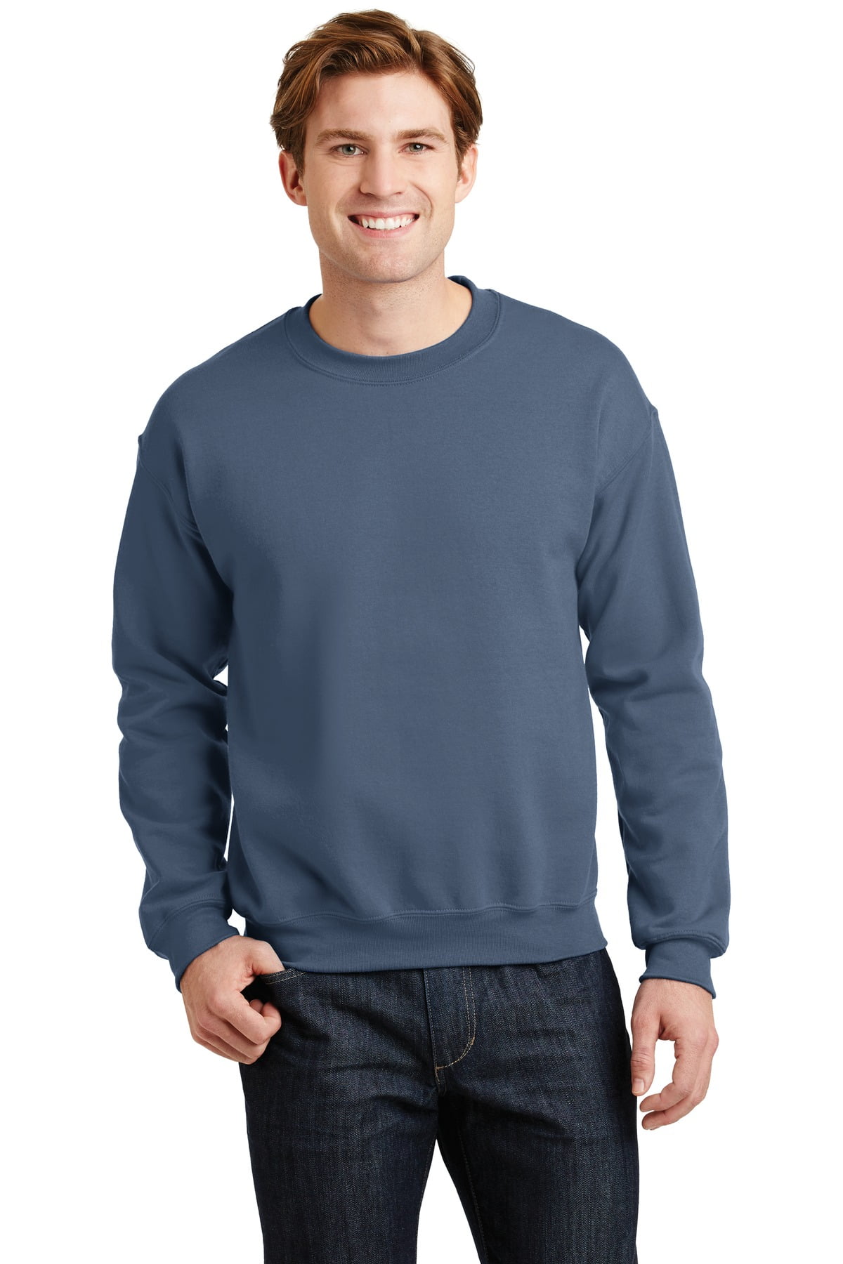 Gildan Men s Long Sleeve Crewneck Sweatshirt 18000 - Walmart.com