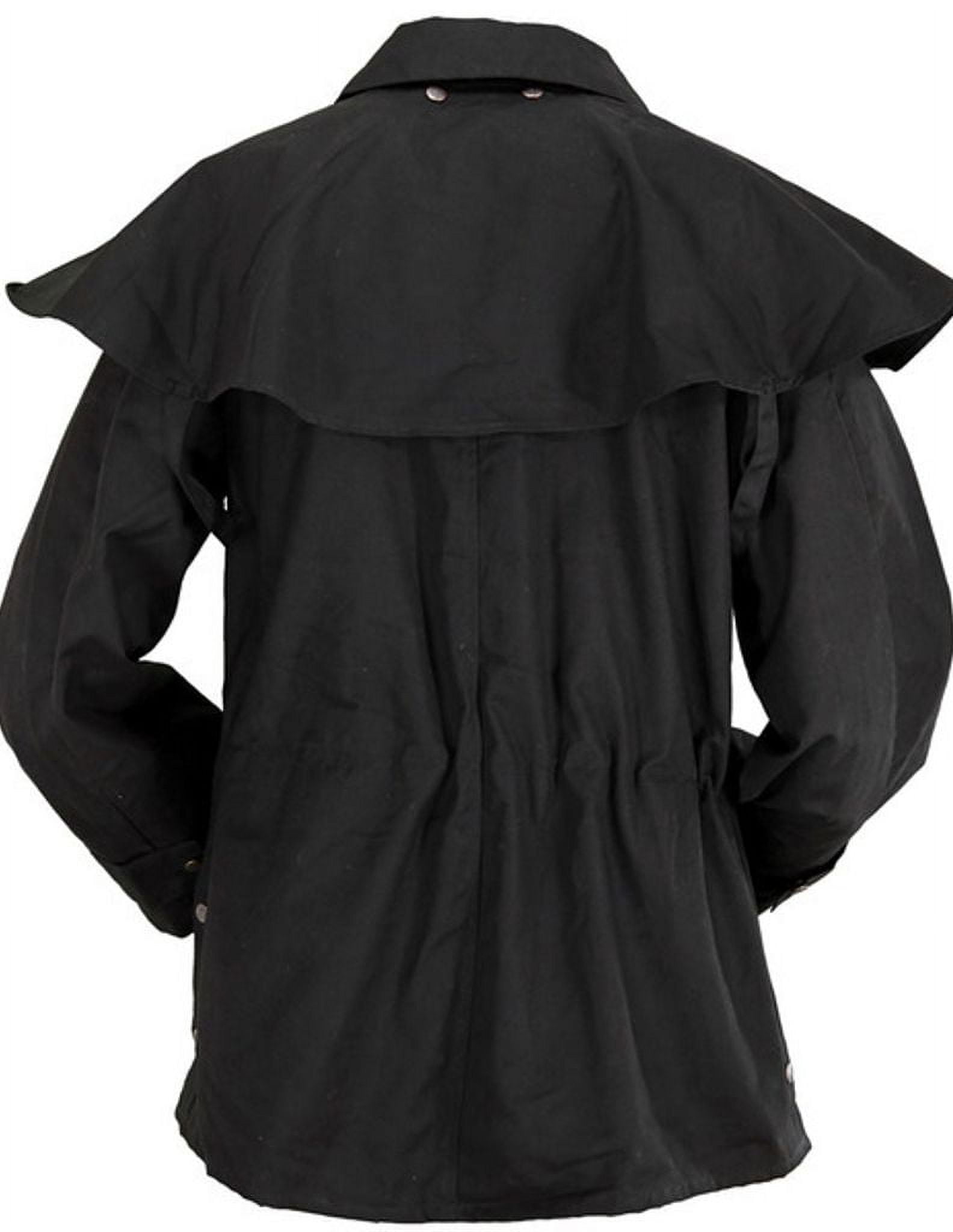 Outback Trading Co Men s Co. Short Oilskin Duster Black X US Walmart