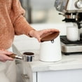 thumbnail image 5 of Crema Coffee Products| The Arc Knock Box | White & Walnut | Elegant Design, 5 of 7