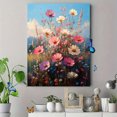 thumbnail image 4 of Qisvanset Framed Canvas Wall Art 12x16 Inch Wildflower Landscape Scripture Mural Wall Art, 4 of 5
