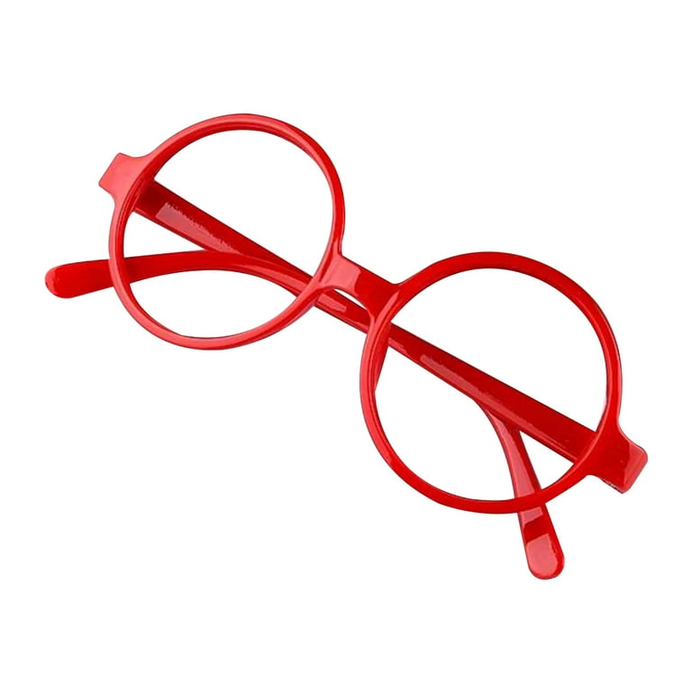 Retro Nerd Style Cute Baby Round Glasses Frame No Lenses Candy Color Plastic Mot