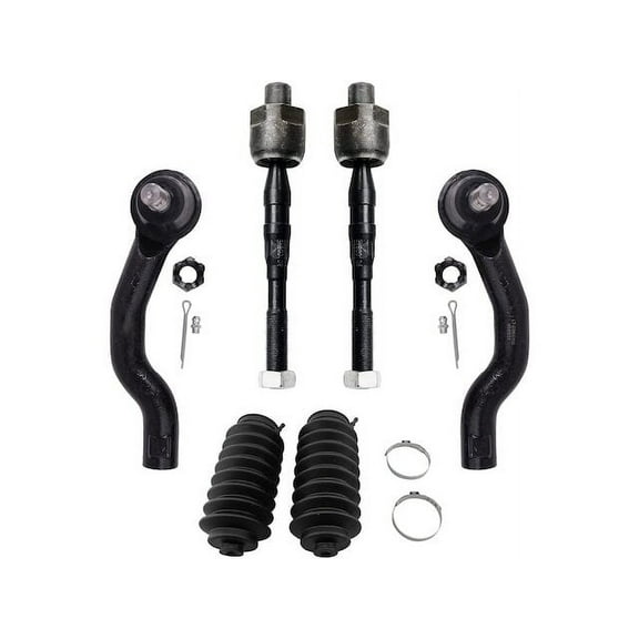 Front Tie Rod End Set - Compatible with 2005 - 2012 Nissan Pathfinder 2006 2007 2008 2009 2010 2011