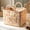Floral-04, variant on Quilted Laundry Basket with Handles,Boho Fabric Large Quilted Floral Foldable Baskets with Handles for Car Home Picnic