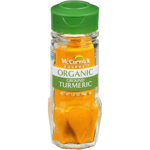 2x-McCormick Gourmet Organic Ground Turmeric, 1.37 Oz(packaging may vary)