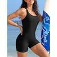 thumbnail image 7 of Anferry Boyleg Swimsuits for Women Scoop Neck One Piece Swimwear Crisscross Back Removable Pads Athletic Bathing Suit, 7 of 7