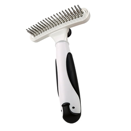 lanema Gentle Pet Hair Brush Undercoat Rakes Deshedding Comb Cats Massage Grooming Tool Reduces Shedding Regular Use