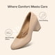 thumbnail image 5 of Zapatos de Tacón DREAM PAIRS SDPU2462W en Cuero Vegano Nude, 5 of 8